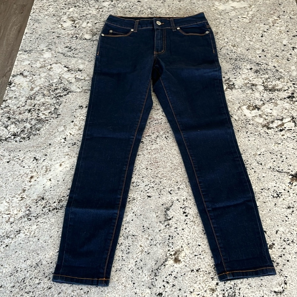 Tahari Jamie Roll Cuff Skinny Jeans